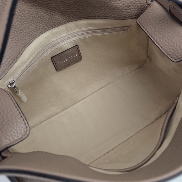 EXCELLENT THE HORSE CLEMENTINE BAG - TAUPE PEBBLED LEATHER - Picture 8 of 11